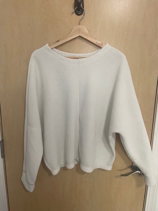 a new day Tops - a new day Ivory Ribbed Dolman Blouse  XL